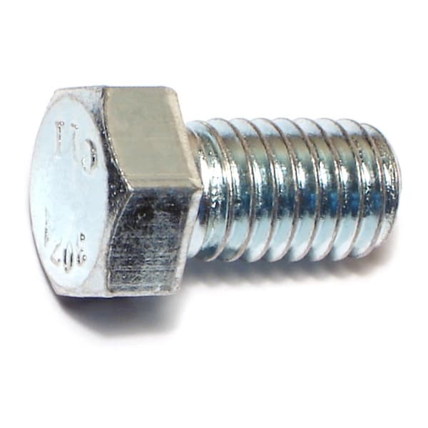 Midwest Fastener Grade 2, 7/16"-14 Hex Head Cap Screw, Zinc Plated Steel, 3/4 in L, 100 PK 00077 - main